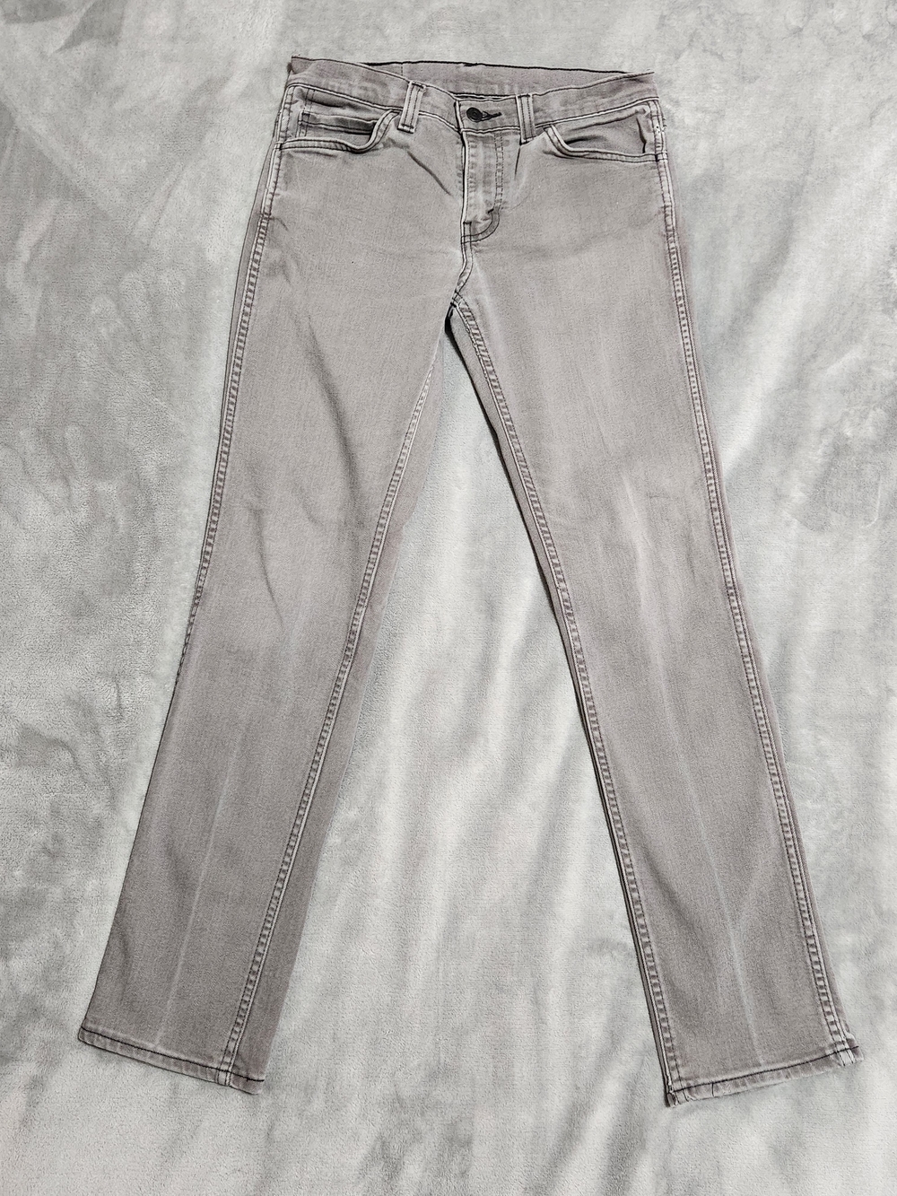 Levi's 511 Gray Slim Fit Stretch Denim Pants / Jeans 30x32